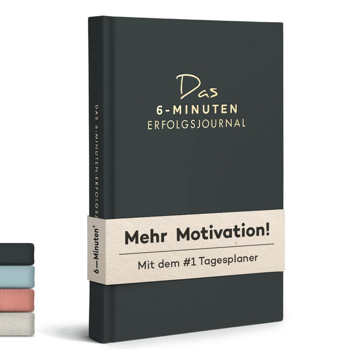 Das 6-Minuten Erfolgsjournal | Tagesplaner für mehr Motivation, Selbstreflexion & Erfolg | A5, undat