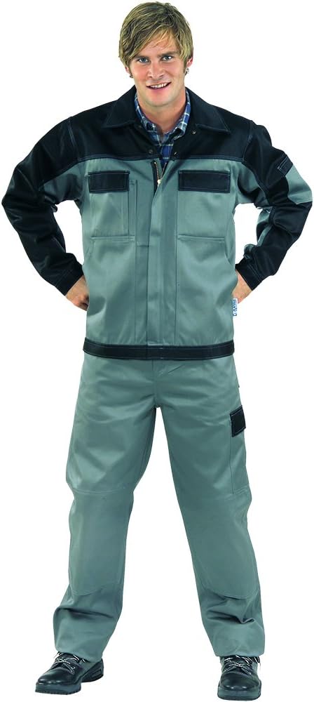 Planam 1204058 Tristep Bundjacke, Grau/Schwarz, Grösse 58 58 Grau, Schwarz, 58 Grau, Schwarz
