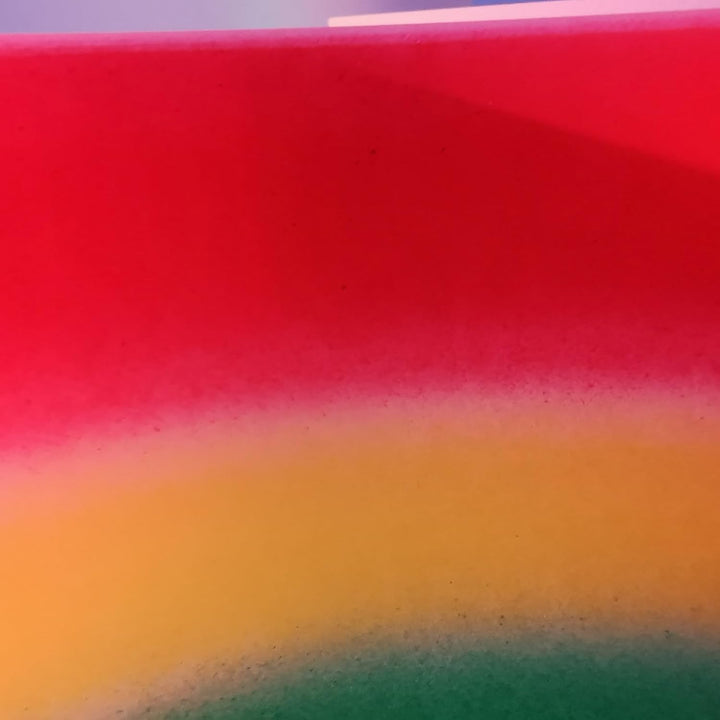 528hz C Note Root Chakra 8 Zoll Klangschale with mallet，Frosted Quartz Crystal Singing Bowl Rainbow