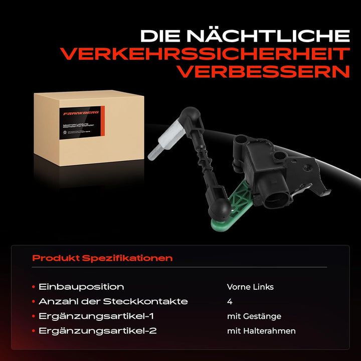 Niveausensor mit Gestänge Luftfederung Vorne Links für A6 Avant 4G5 C7 2009-2019 4H0941285G