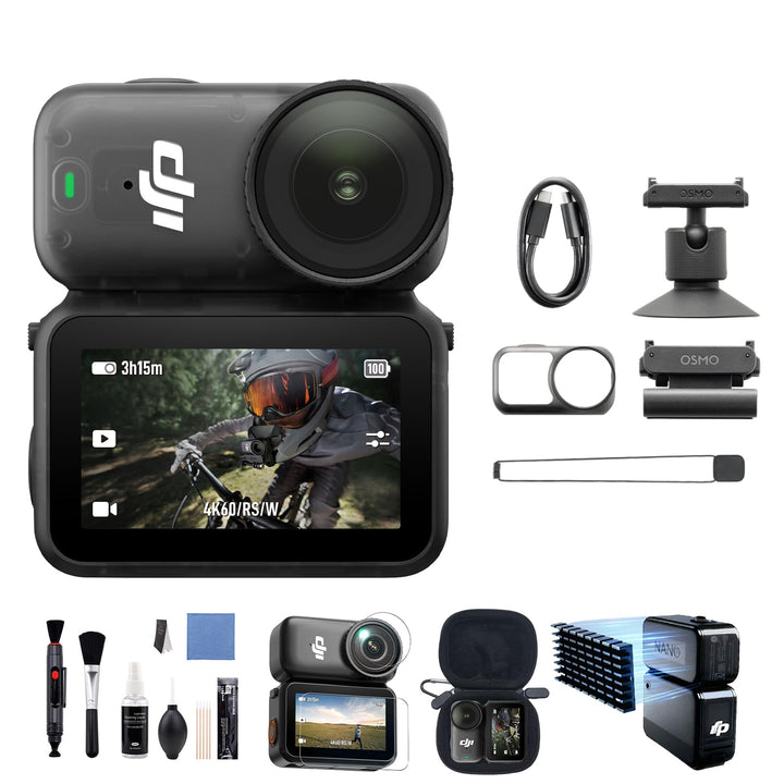 DJI Osmo Nano Standard Combo - 4K/60fps kleine Mini-Cam mit 1/1,3″ Sensor, 143° Weitwinkel-Video, 20