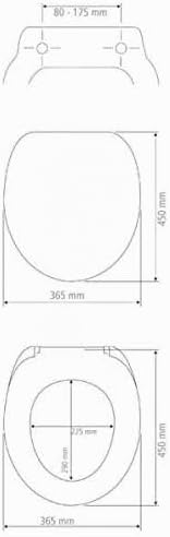 WENKO WC-Sitz Terrazzo, High Gloss Oberfläche, Toilettendeckel mit Absenkautomatik aus bruchstabilem