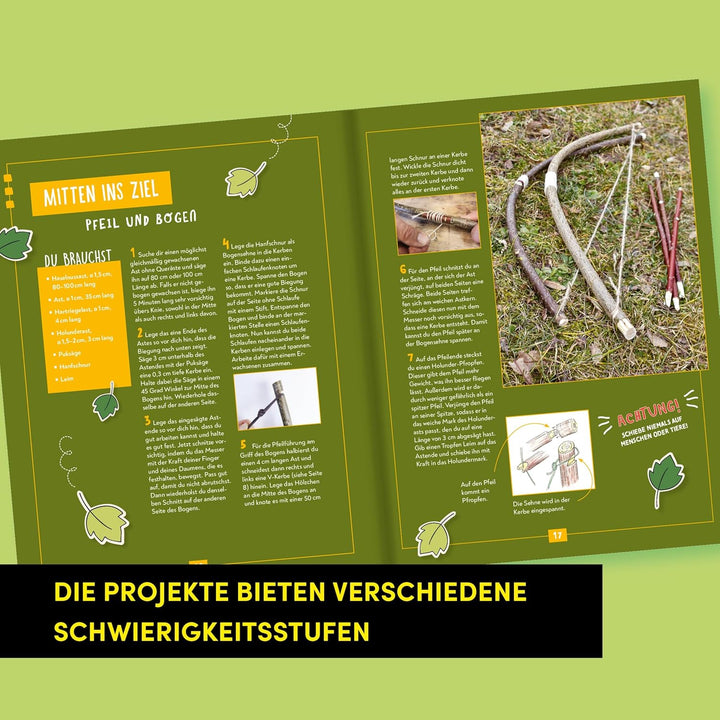 Kreativstart Kids Schnitzen. Anleitungsbuch und Material: 25 Modelle Schritt für Schritt erklärt. Mi