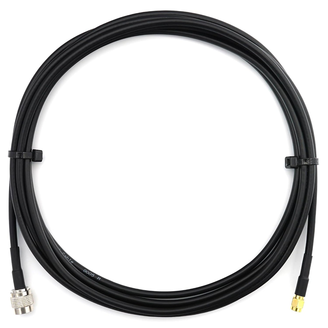 7m SMA Stecker auf RP-TNC Stecker RG58 Koaxialkabel — 7 Meter Verlustarmes Antennenkabel Verlängerun