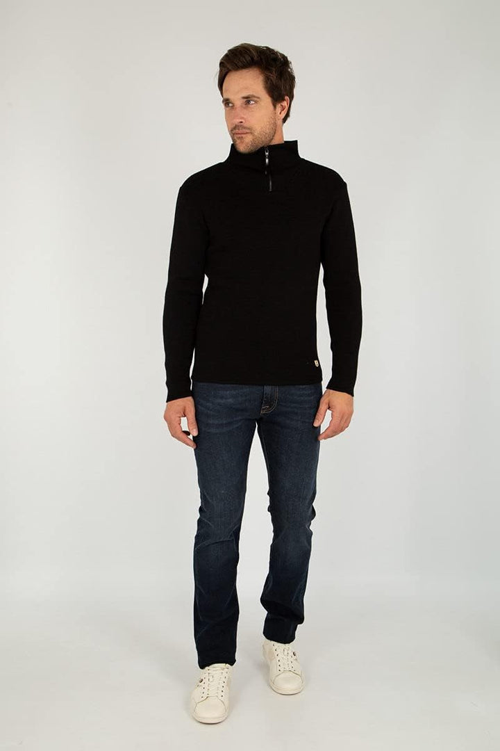 Armor Lux Herren Pullover S Schwarz (Noir 010), S Schwarz (Noir 010)