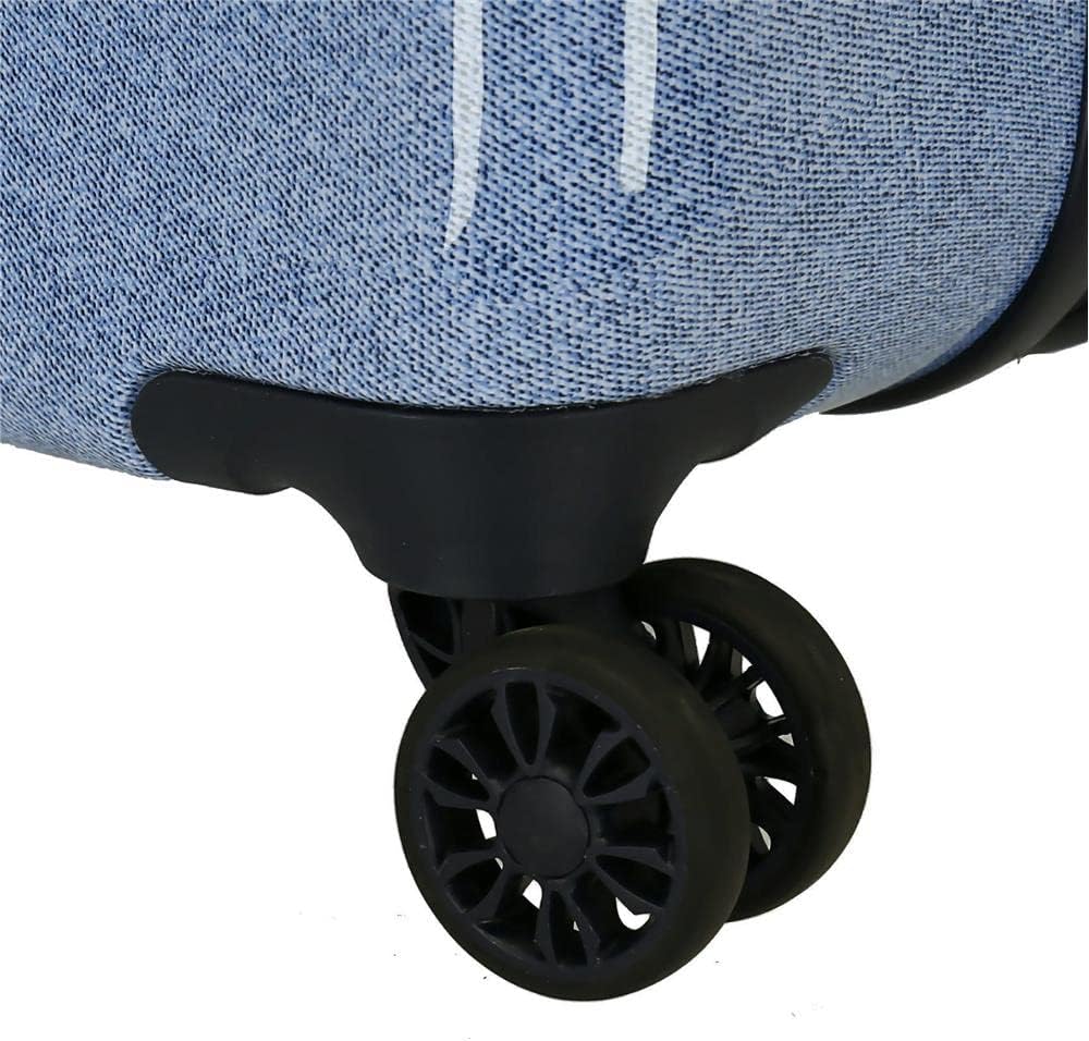 Enso Together Growing Koffer-Set, blau, 55/68 cm, starr, ABS-Kombinationsverschluss, seitlich, 104 l