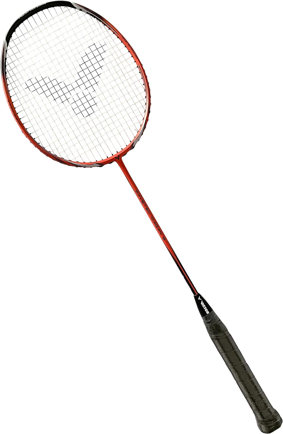 VICTOR Badmintonschläger Wavetec Magan, Serie sowohl für Beginner als auch ambitionierte Spieler rot