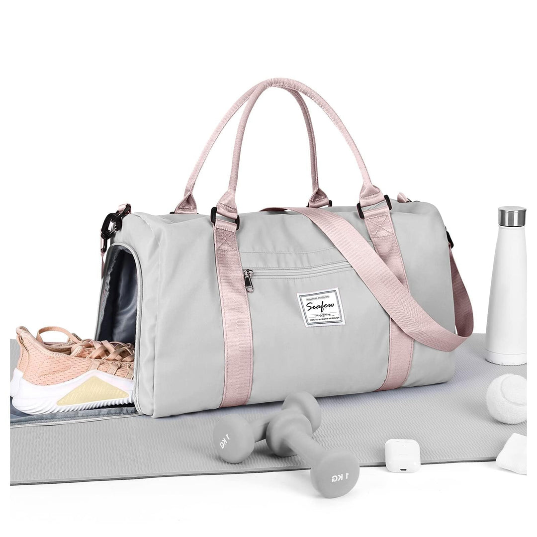 HYC00 Sport Duffel Bag Damen Handgepäck Sporttasche für Damen Herren mit Nassfach &amp; Schuhfach, Reise