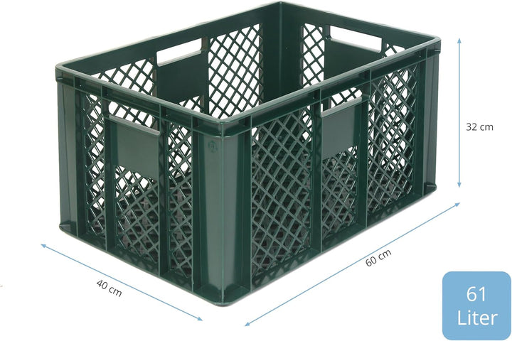 DIE BOX FABRIK Eurobox 60x40 cm in verschiedenen Höhen & Farben | Bäckerkiste, Gemüsekiste & Obstkis