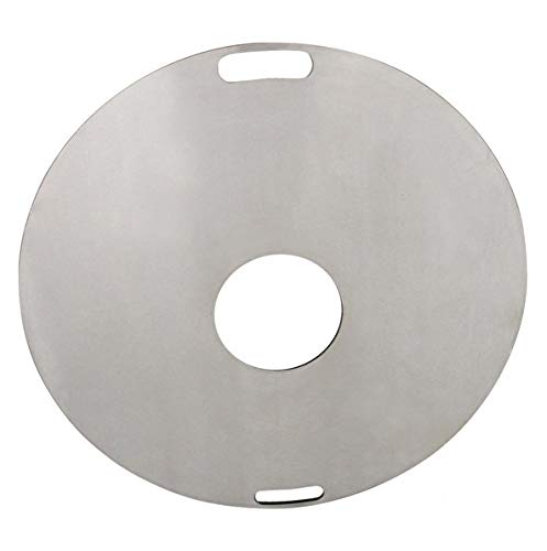 Fireplate/Grillplatte/BBQ-Platte/für Kugelgrills oder Feuertonnen (Für 60er Kugelgrills Ø 585mm), Fü