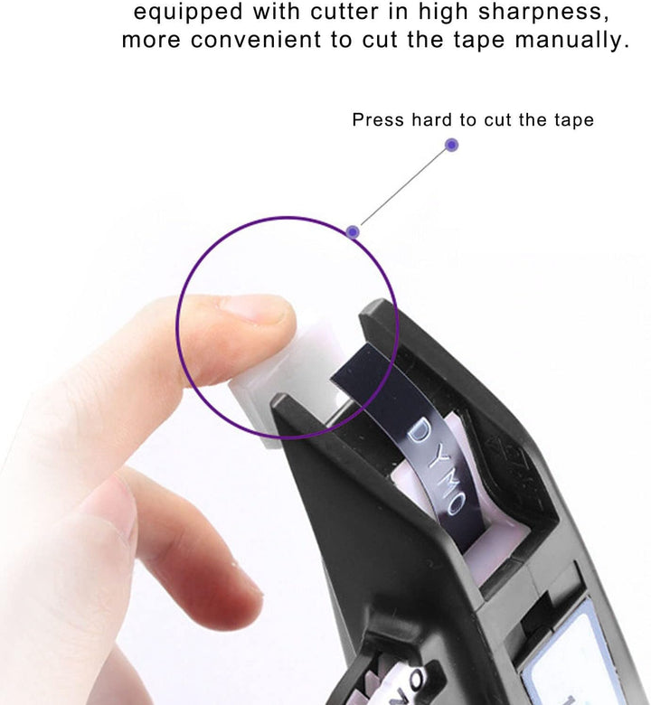 Jeanoko Embossing Label Maker Clear Number Letter One Hand Bedienungsanleitung Label Maker Label Mak