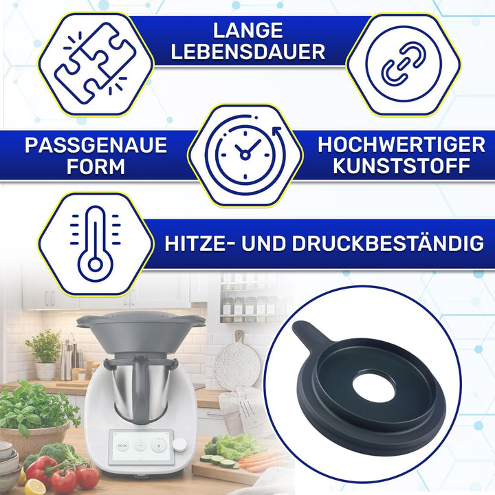 MONTERAL Deckel für Vorwerk Thermomix TM5 TM6 Küchenmaschine - Garantie 10 Jahre Deckel 2, Deckel 2