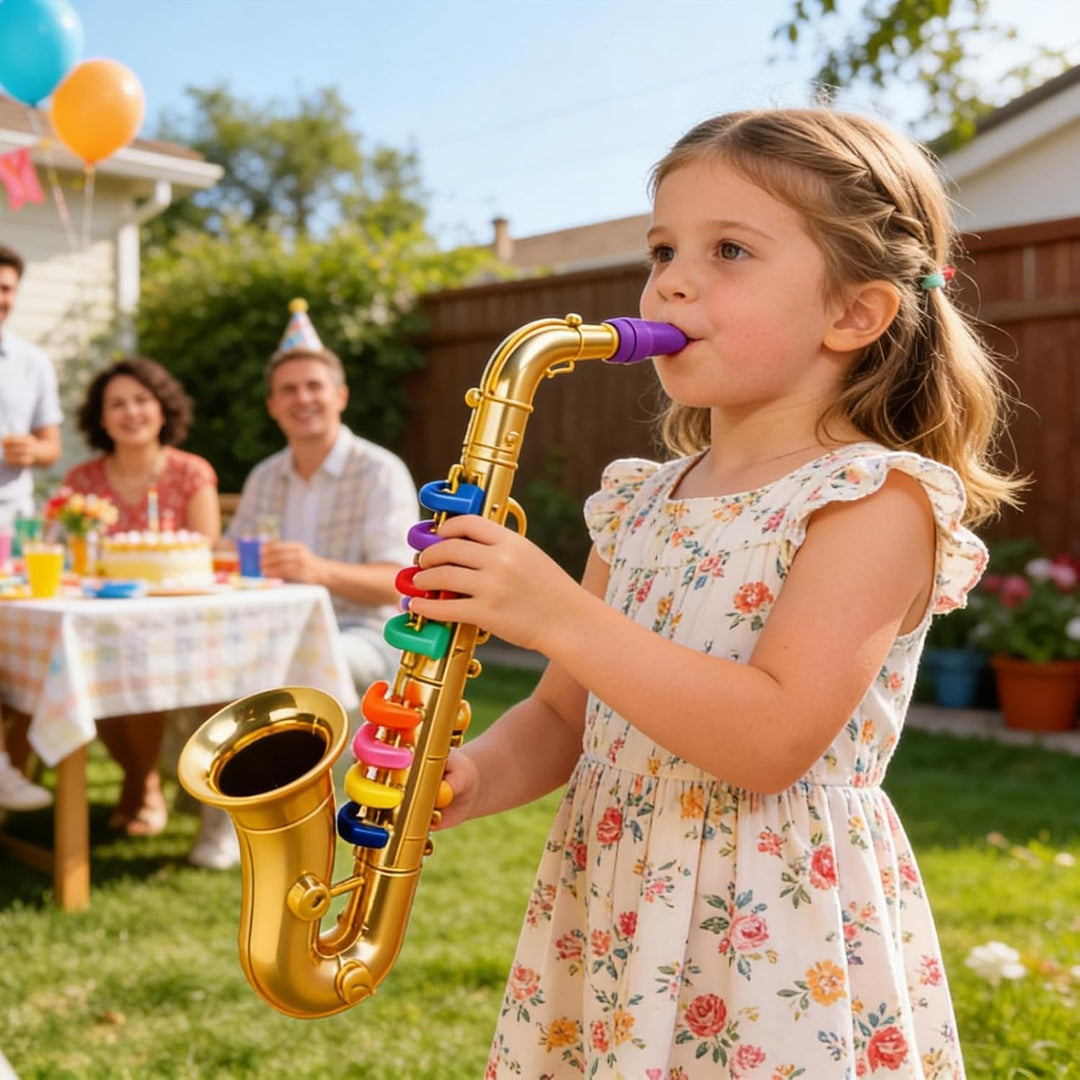 Saxophon Spielzeug in voller Grösse – Lernspielzeug, Musikinstrument, lustiges Musikinstrument | für