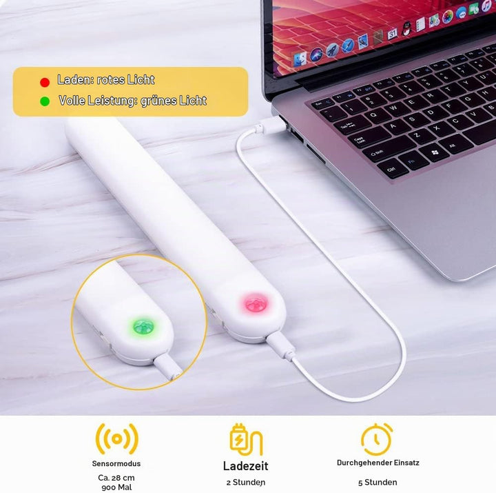 Vicloon LED Schrankbeleuchtung,3PCS LED Sensor Licht Schrankleuchten, 5 Farbe LED Sensor Licht mit B