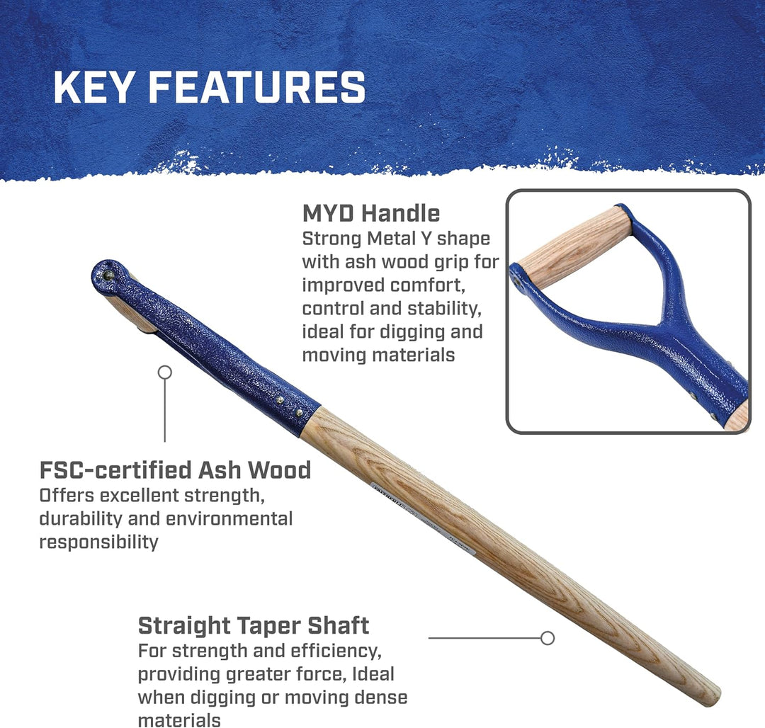Faithfull - Ash YD Griff Straight Taper 71cm (28in) - FAIAYDST 1 Originalverpackung, 1 Originalverpa