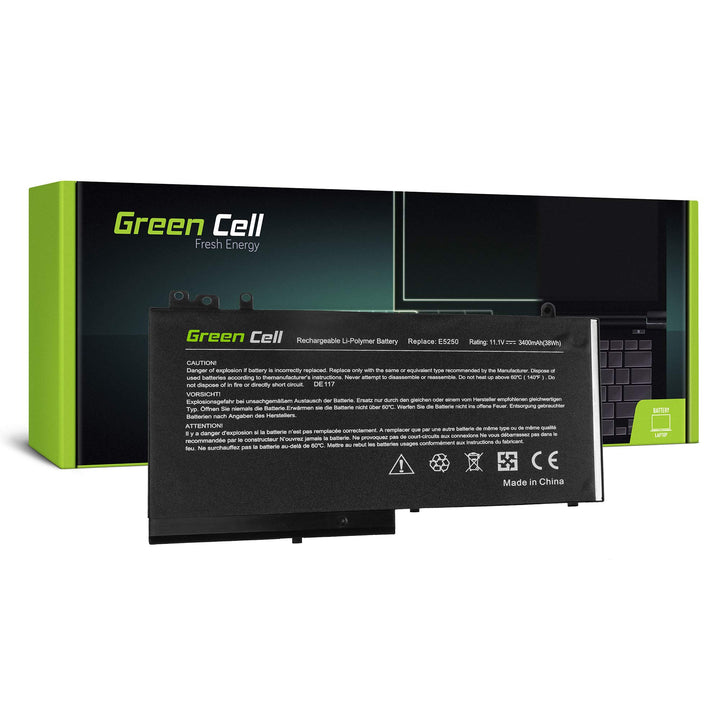 Green Cell RYXXH Laptop Akku für Dell Latitude 12 5250 E5250 14 E5450 15 E5550 11 3150 3160