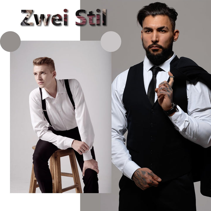 Alintor 20er Jahre Kostüm Herren, Mafia Karneval Kostüm Herren, Peaky Blinders Kostüm, 20er Jahre Ac