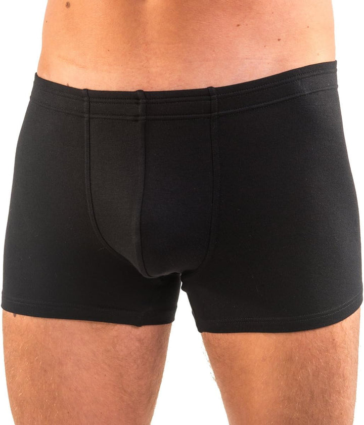HERMKO 68900 2er Pack Herren Athletic Pant - Funktionsunterwäsche Sport Unterhose Schwarz 3XL, Schwa
