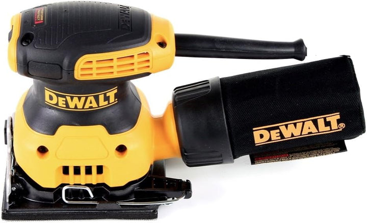 DEWALT DWE6411-GB Exzenterschleifer, 240 V, 1/4 Blatt, Gelb/Schwarz Gelb/Schwarz 230V Einzeln, Gelb/
