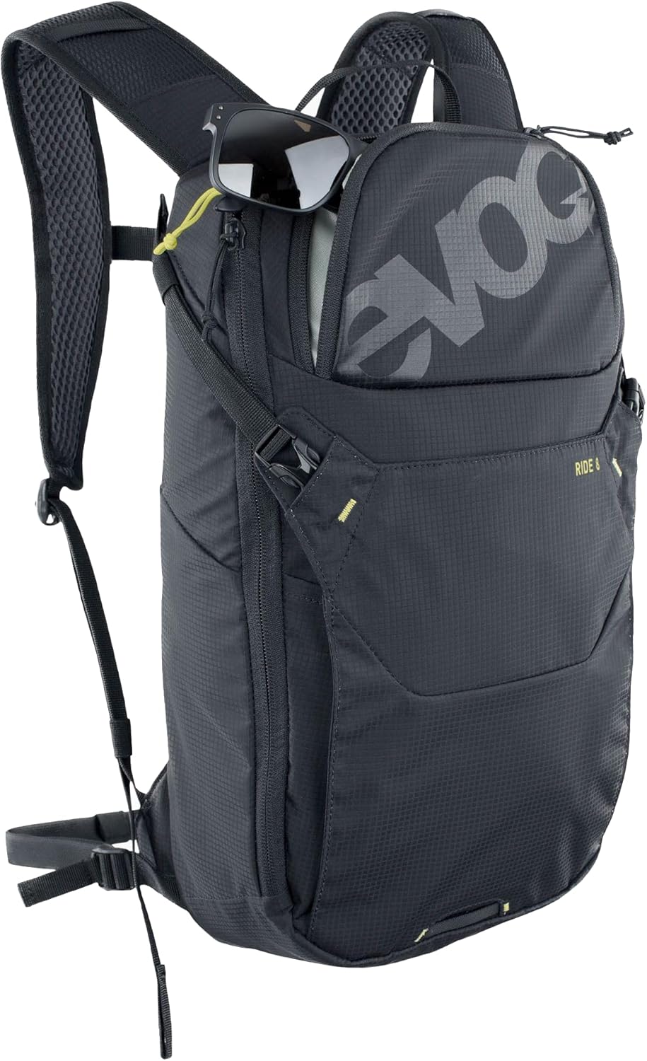 EVOC RIDE 8 Fahrradrucksack, Trekkingrucksack für Trails & andere Aktivitäten (cleveres Taschenmanag