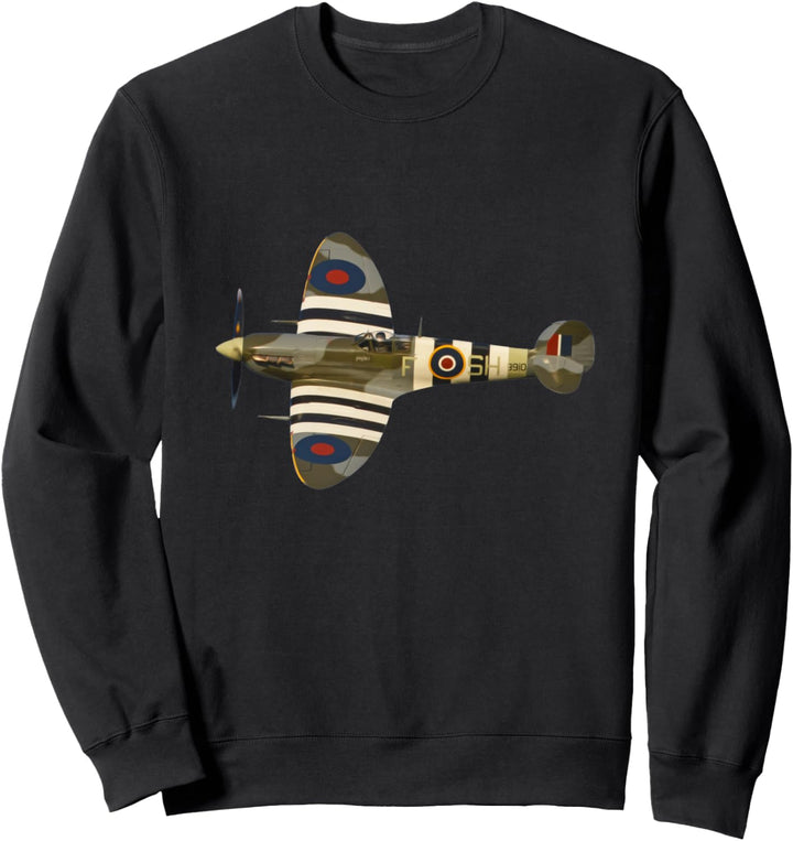 Spitfire Airplane Aeroplane Aircraft RAF Plane WW2 Sweatshirt