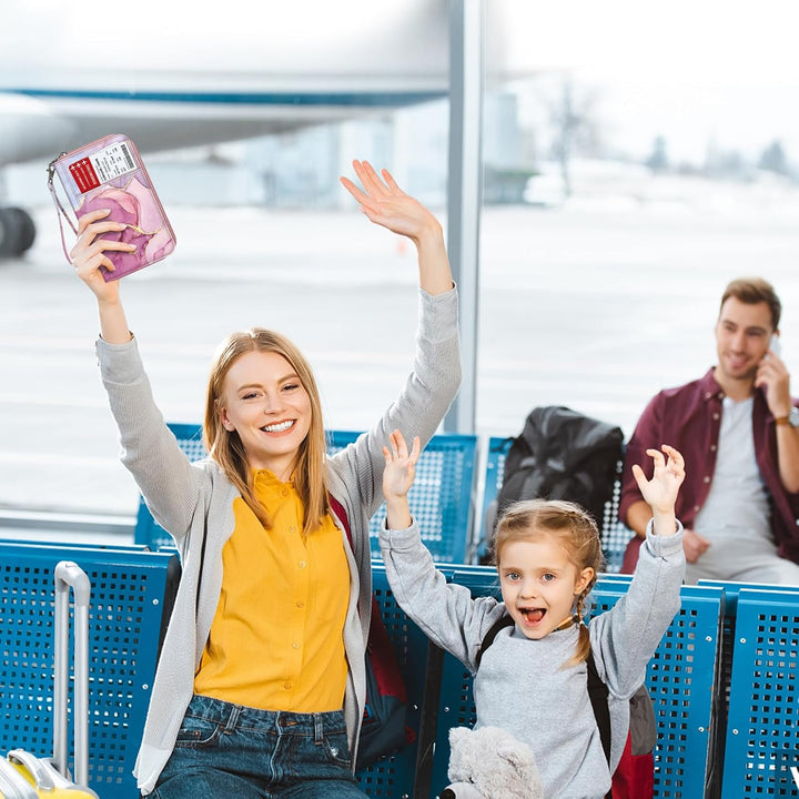 FINTIE Reisepass Tasche Familie Reiseorganizer, Wasserdicht Reisepasshülle Ausweistasche Dokumentee
