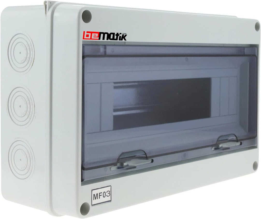 BeMatik - Schaltkasten SPN 12M IP65 ABS-Kunststoff Oberfläche HT Einzigartig, Einzigartig