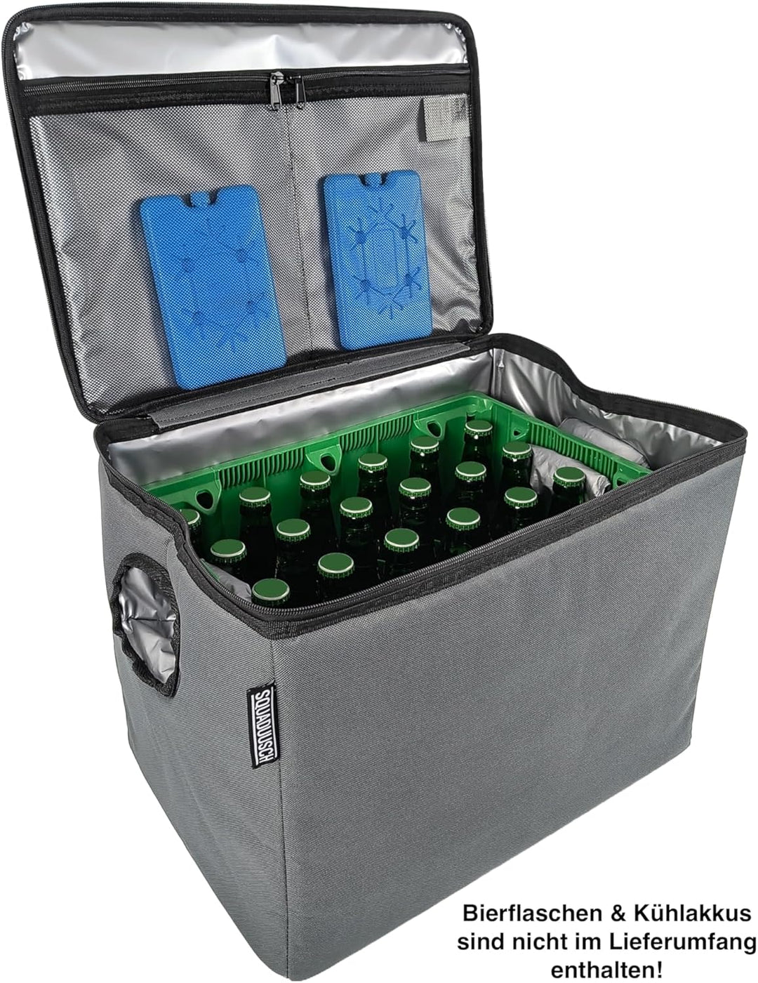 Bier Kühltasche - Kühltasche für Bierkasten - Isoliertasche für Bierkiste