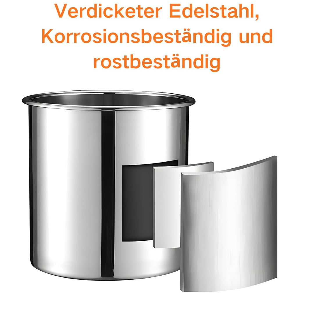 Suppenkessel Elektrisch 10L Suppenkesselwärmer Lebensmittelsuppenwärmer Abnehmbarer Edelstahl-Einsat