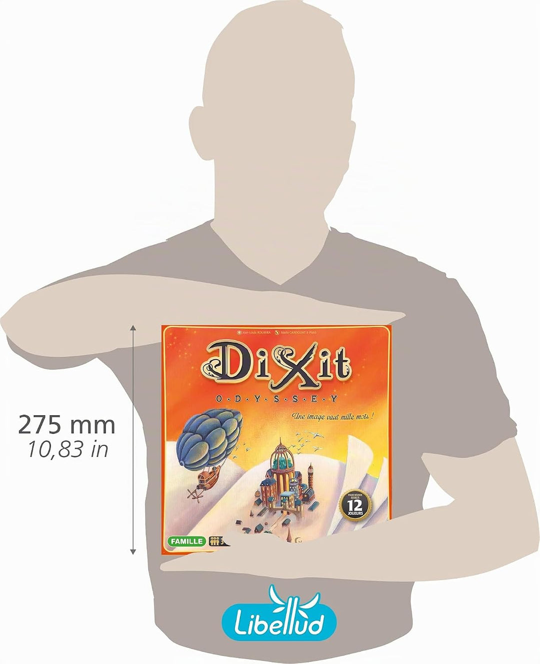 Libellud | Dixit Odyssey (Edition 2022) | Kommunikationsspiel | Alter: 8+ | 3 bis 12 Spieler | Spiel