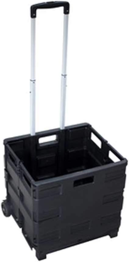 Pavo - Premium Klappbarer Transport Trolley bis 35 kg, 420 * 405 * 380mm schwarz, 8046126, 1