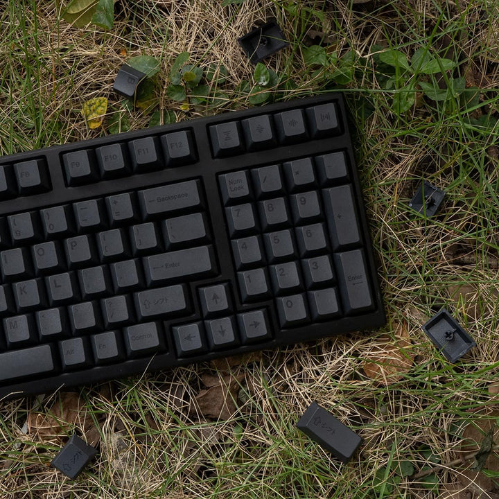 PBT Gray Keycaps Set 144 Tasten Cherry Profile DYE-Sub Custom ISO ANSI Keycaps für 61 64 87 104 108