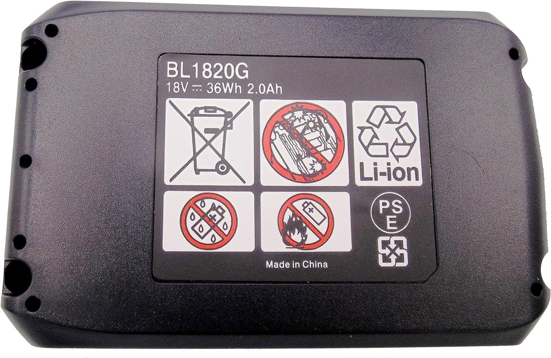 FengWings® 18V 2.0Ah BL1813G Akku Kompatibel mit Makita, Ersatz für Makita HP457D TD127D UR180D CL18