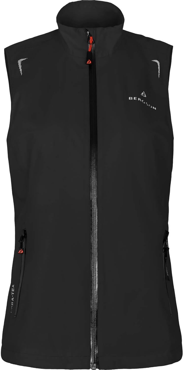 Bergson Helli Weste | Damen Regenweste - Netzfutter - Regenweste - Fahrradweste - Wanderweste - wass