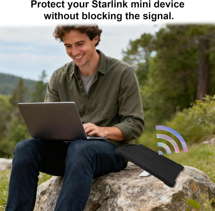 Schützende Silikon Hülle für Starlink Mini, Stossfest Case Anti-Kratz Shell Protector Kompatibel mit
