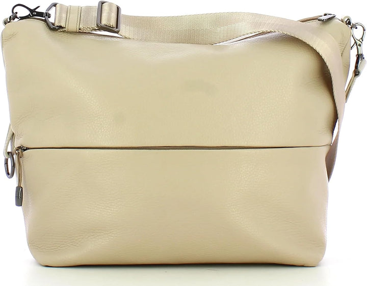 Mandarina Duck Athena Leder Umhängetasche Beige