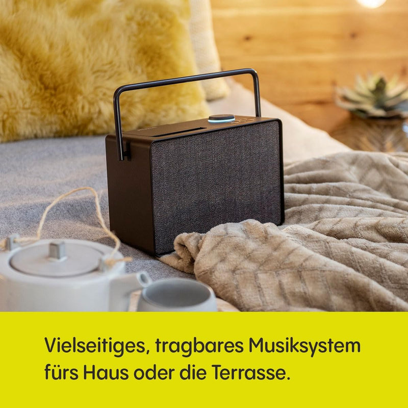 Pure Evoke Play vielseitiges Musiksystem für innen und aussen (DAB+/UKW Radio, Internetradio, Podcas