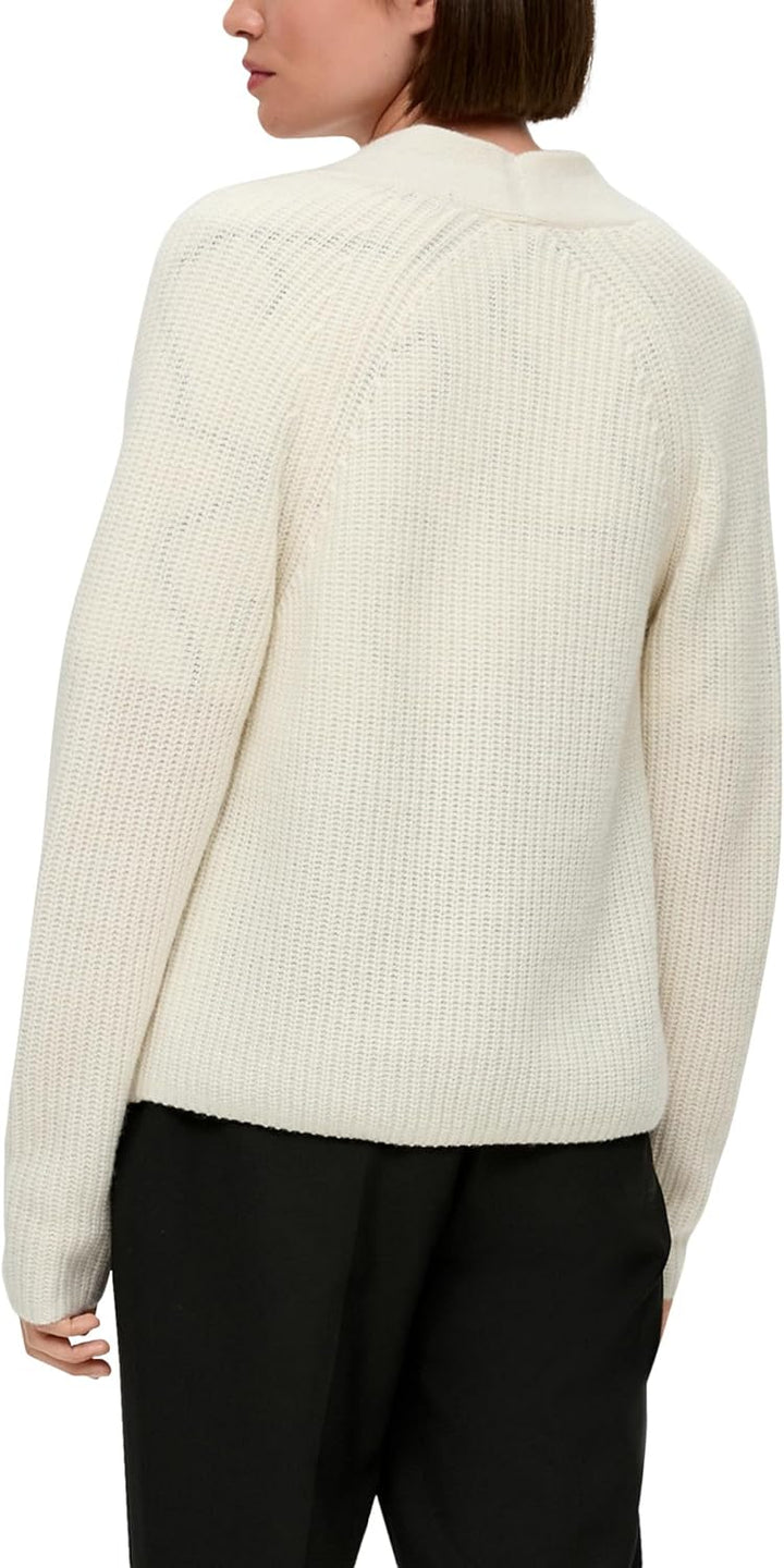 s.Oliver Kurzer Cardigan aus Wollmix 46 0700_natur, 46 0700_natur