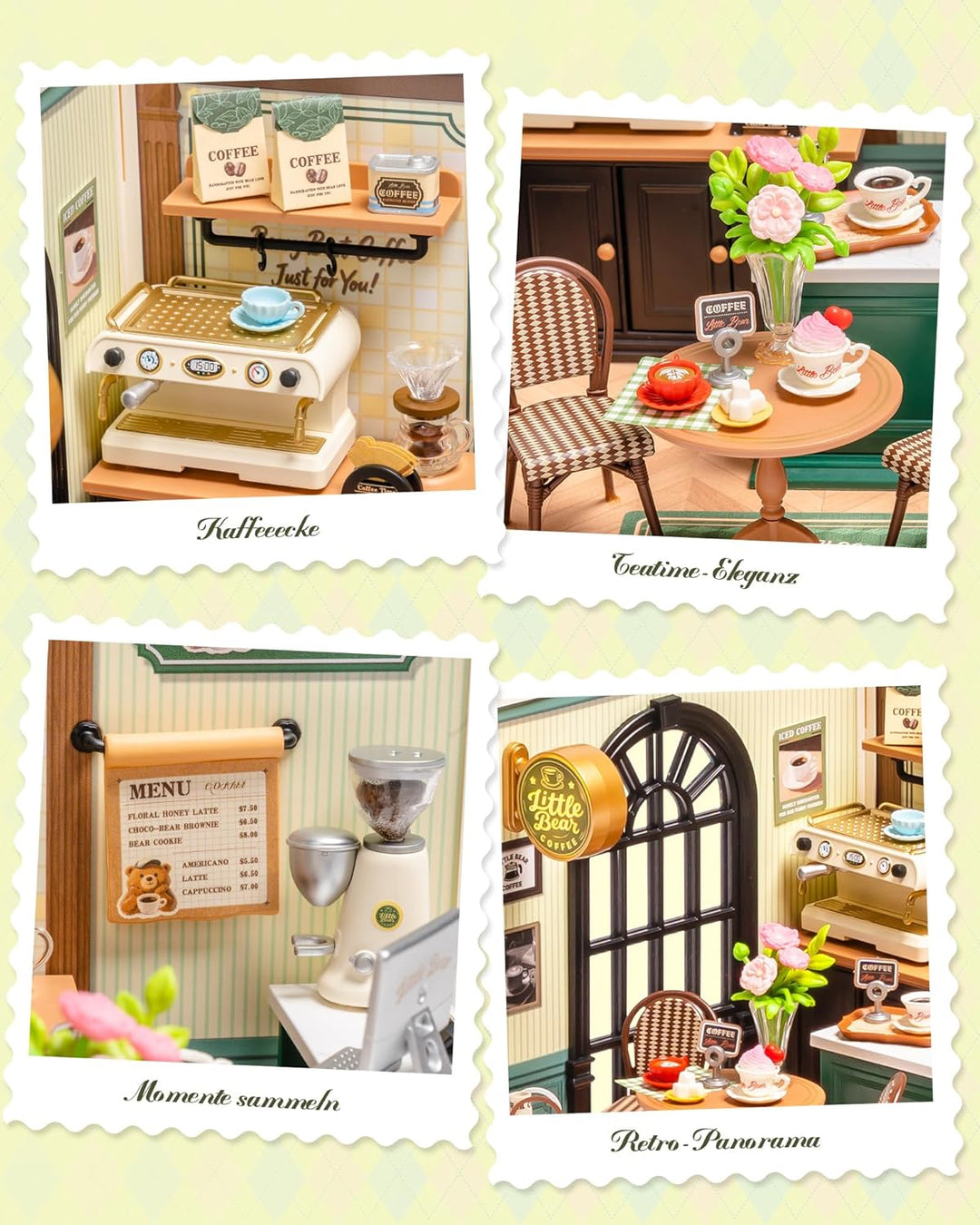 Rolife Super Creator DIY Miniature House Miniatur Haus Bausatz Selber Bauen Deko für Schreibtisch Bü