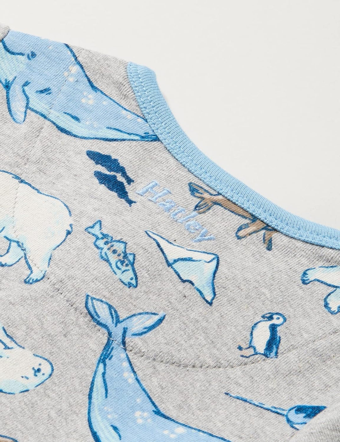 Hatley Baby-Jungen Organic Cotton Footed Sleepsuit Schlafstrampler, Arctic Animals