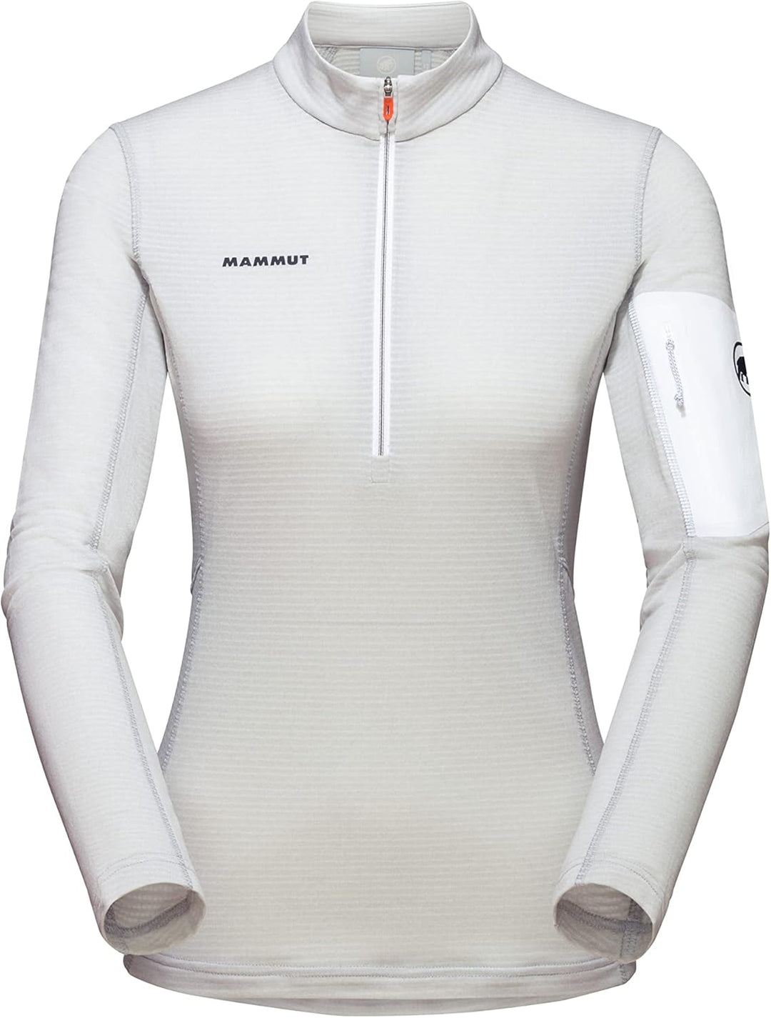 Mammut Damen Aenergy Light Half Midlayer Pullover L White/Highway, L White/Highway