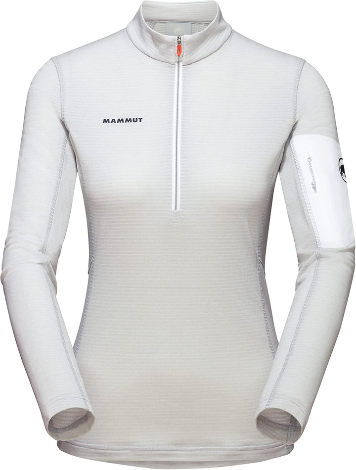 Mammut Damen Aenergy Light Half Midlayer Pullover L White/Highway, L White/Highway