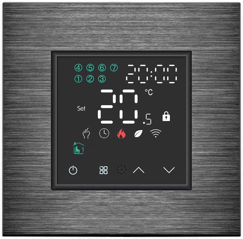 Luxus-Time WiFi Raumthermostat Heizungsthermostat Rahmen EXT. Sensor Thermostat Fussbodenheizung pro