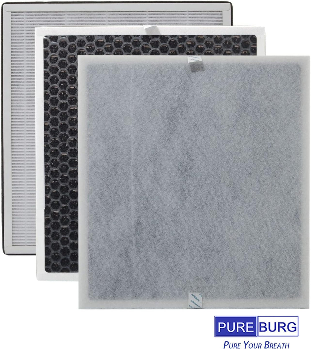 PUREBURG ErsatzFilter kompatibel mit Homvana H211 H211S &amp; Govee H7123 Luftreiniger,H13 4-stufige Fil