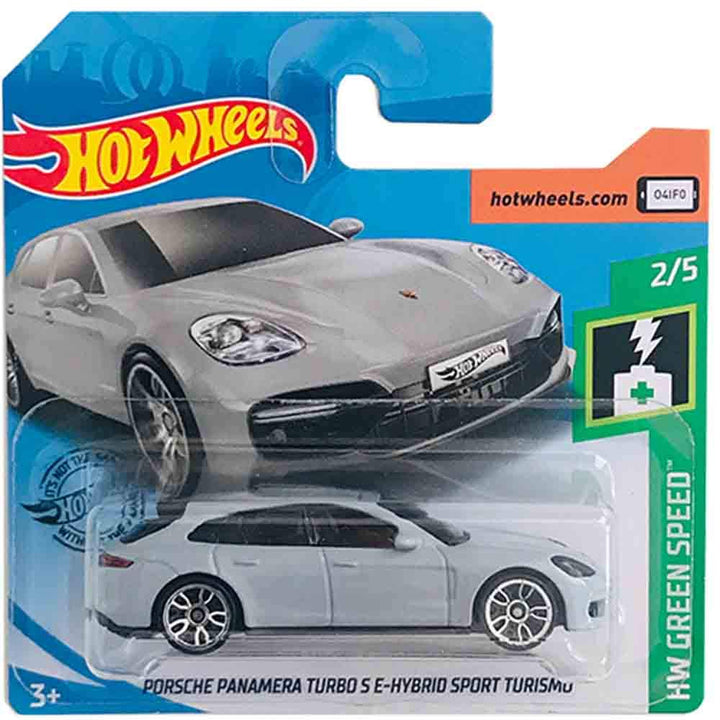Hot Wheels Porsche Panamera Turbo S E-Hybrid Sport Turismo HW Green Speed 202/250 2019 Short Card