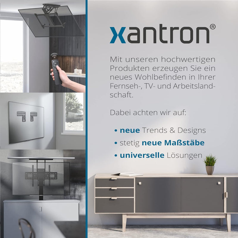 Xantron® SF01 Samsung TV Wandhalterung 43-85 Zoll/ Slim Fit max. 60kg / Fernseher , minimaler Wandab