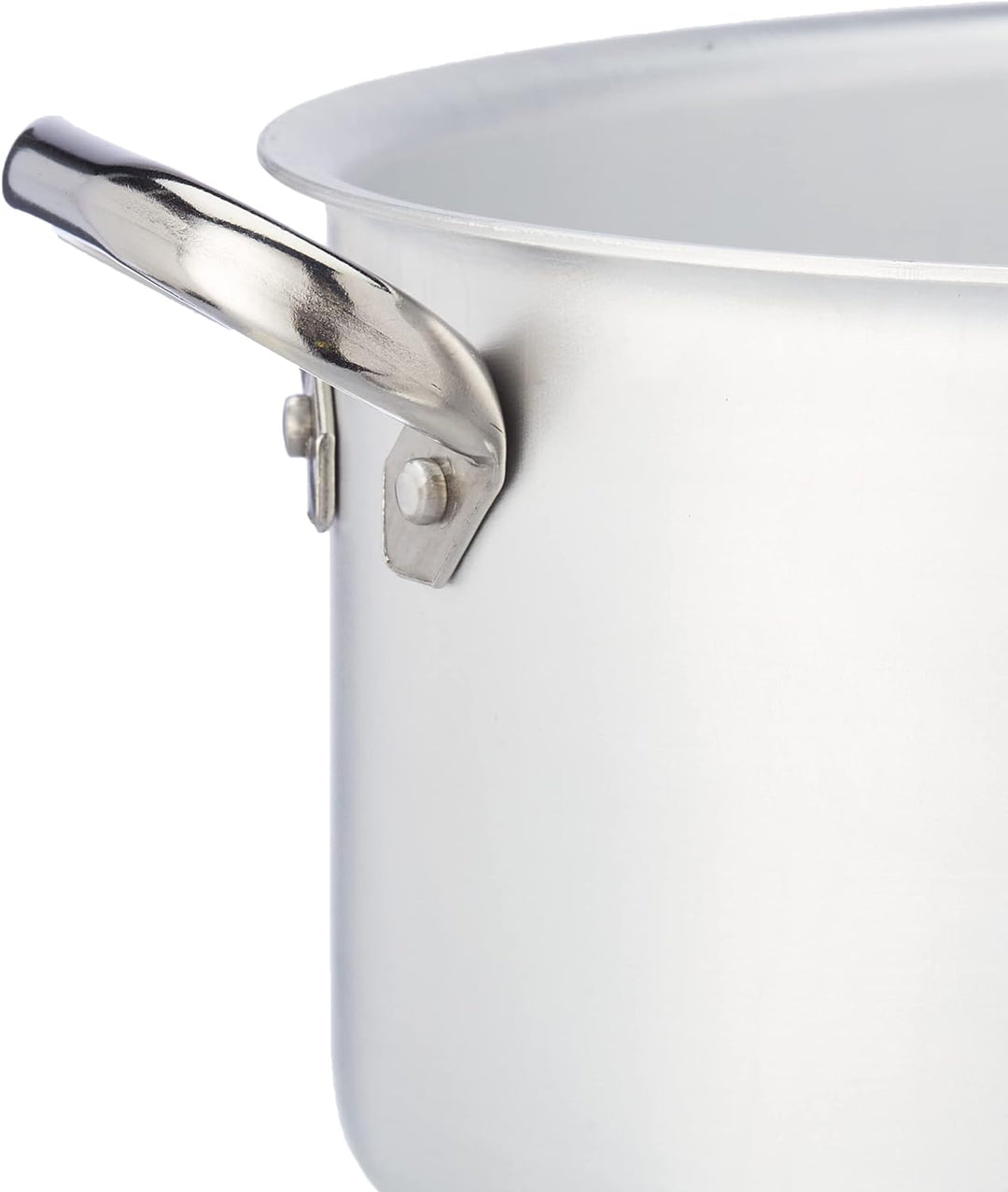 Pentole Agnelli Kochtopf oval mit Deckel, aus Aluminium, mit 2 Griffen aus Edelstahl, Silber 32x22x1