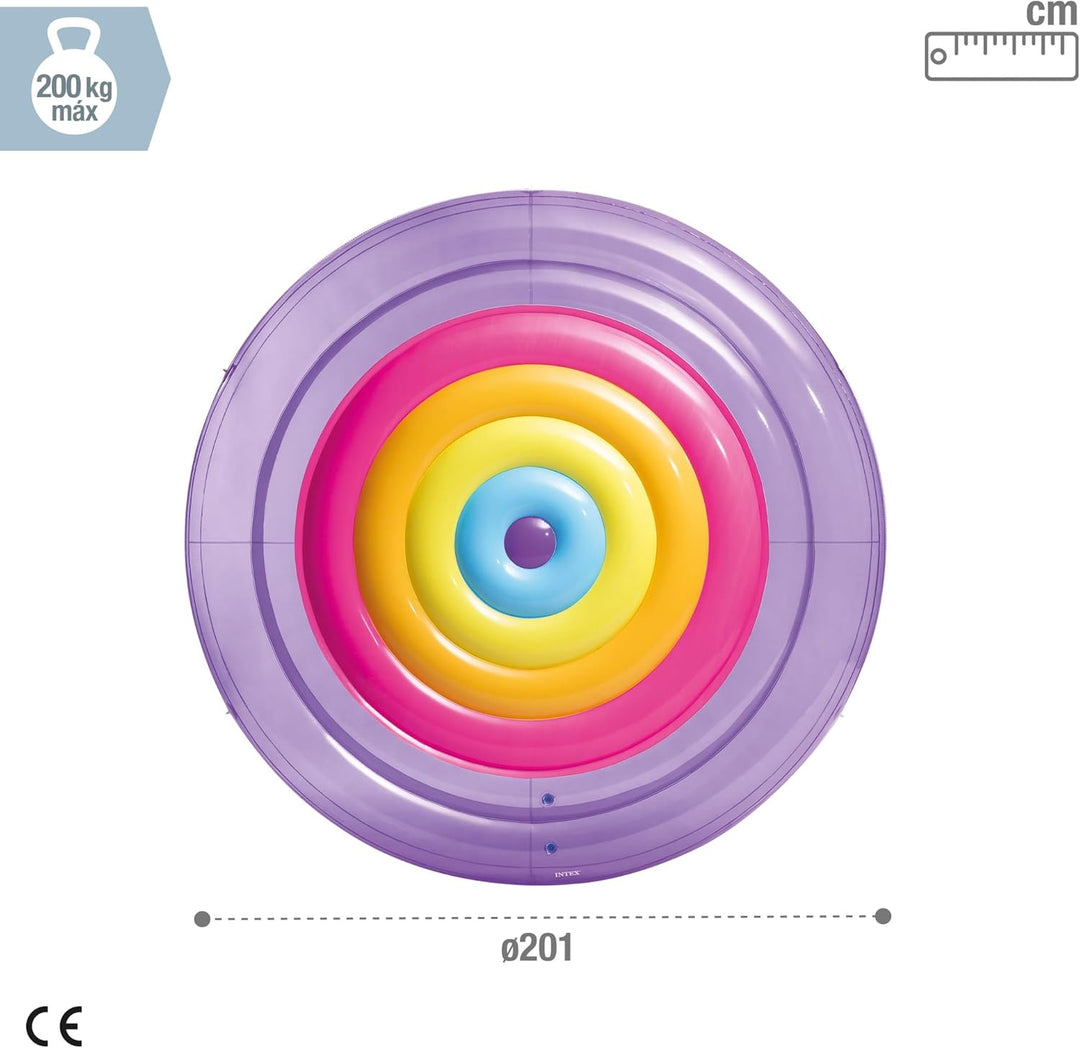 Intex Rainbow Fiesta Island, Inflated Size: 2.01m x 24cm (57285EU)