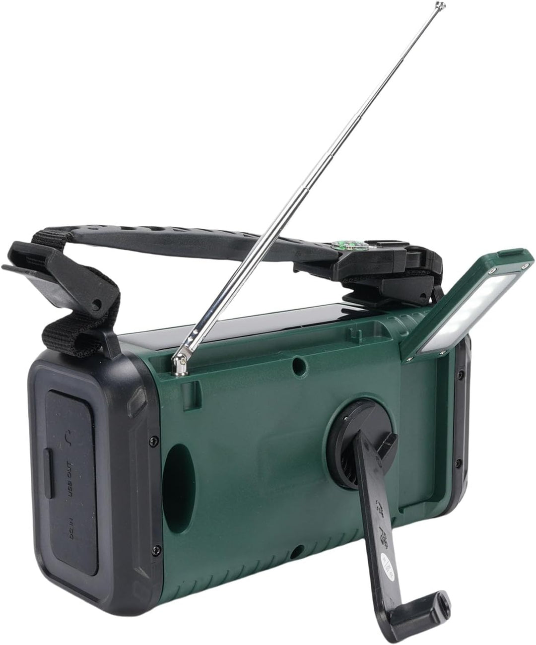 YWBL-WH 20000 MAh Handkurbel-Notfallradio, Solarbetrieben, mit AM FM-Wetterband, LED-Taschenlampe, S