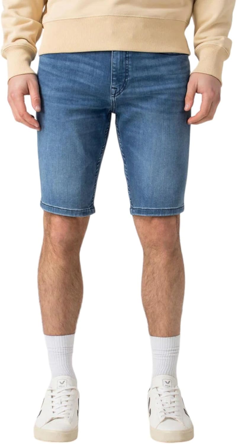 BOSS Herren Delaware Bc-c Jeans_Shorts 29 Turquoise/Aqua443, 29 Turquoise/Aqua443